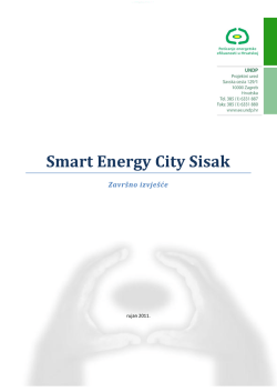 Smart Energy City Sisak - Poticanje energetske efikasnosti u Hrvatskoj