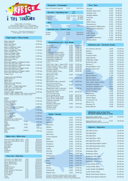 cjenik pica - Ribice i tri točkice