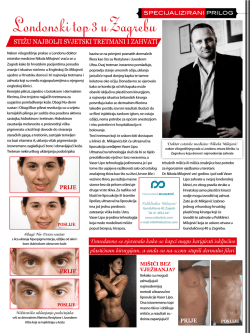 Londonski top 3 u Zagrebu