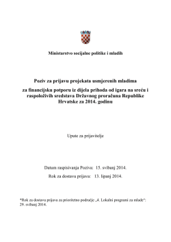 Upute za prijavitelje - Slagalica - Zaklada za razvoj lokalne zajednice