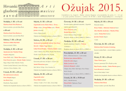 Nedjelja, 22. III. u 20 sati