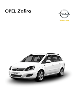 OPEL Zafira