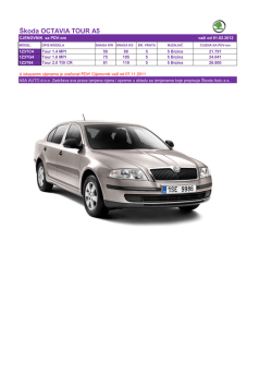 &Scaron;koda OCTAVIA TOUR A5