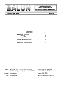 - Balun 13.pdf - Nogometni savez Županije splitsko