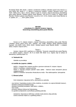 1.odluka o dono&scaron;enju gup vi. id