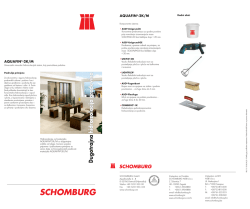 Page 1 Hidroizolacije od materijala AQUAFIN®