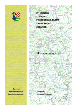 Obvezni prilozi - 1. dio - Zavod za prostorno uređenje Zagrebačke