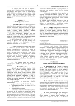 Pregledaj/Preuzmi službeni glasnik [PDF]