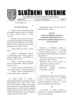 Službeni vjesnik &ndash; 12