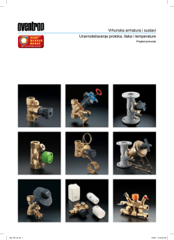 Uravnotežavanje protoka, tlaka i temperature