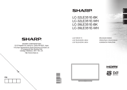 LC-32LE351E-BK LC-32LE351E-WH LC-39LE351E-BK LC
