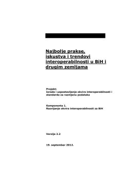 Najbolje prakse, iskustva i trendovi