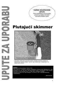 Plutajući skimmer