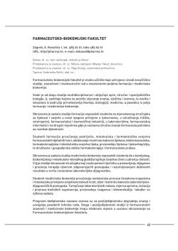 FARMACEUTSKO-BIOKEMIJSKI FAKULTET