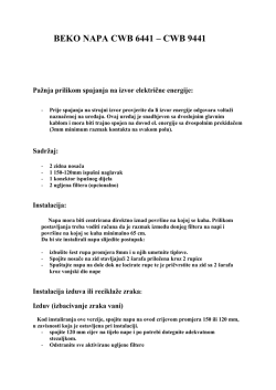 Korisničko uputstvo