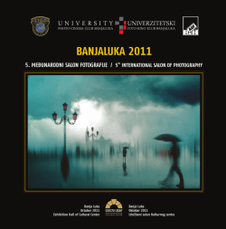 5. MEĐUNARODNI SALON FOTOGRAFIJE 5th INTERNATIONAL