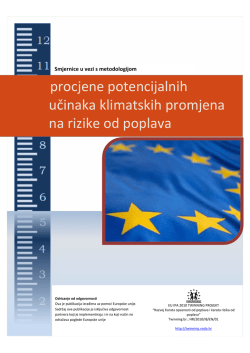 Metodologija za procjenu potencijalnih učinaka klimatskih promjena