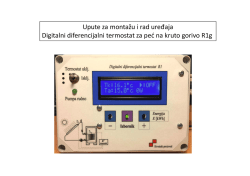 Upute za montažu i rad uređaja Digitalni diferencijalni