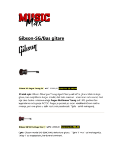 Gibson-SG/Bas gitare