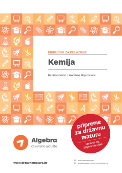 Demo poglavlje - Pripreme za državnu maturu | Algebra