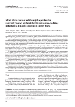 Oncorhynchus mykiss - Institut za higijenu i tehnologiju mesa