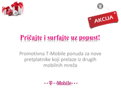 Individualne PLAN ZA POSAO tarife