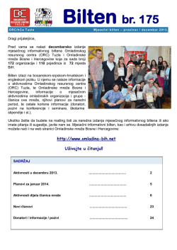 Decembar - Omladinska mreza BiH