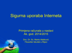 Sigurna uporaba Interneta