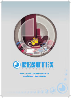 PROIZVODNJA SREDSTAVA ZA BRUŠENJE I
