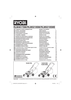 Uputa za RLM4617/RLM5219SME