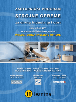 STROJNE OPREME - Lesnina Inženiring