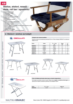 Stolci, stolovi, nosači i platforme