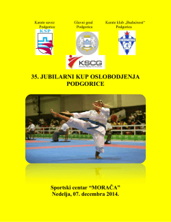 Karate savez Glavni grad Karate klub &bdquo;Budućnost&ldquo;