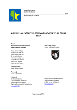 akcijski plan energetski održivog razvitka velike gorice (seap)