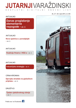 str. 2. - Jutarnji varaždinski