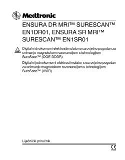 ENSURA DR MRI&trade; SURESCAN&trade; EN1DR01, ENSURA SR MRI