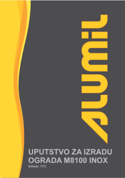 uputstvo za ograde M8100 B5