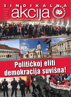 Sindikalna akcija - broj 417, 17. srpnja 2012.2047 KB