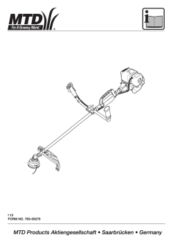 MTD Products Aktiengesellschaft &radic; Saarbr&Omega;cken
