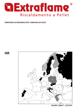 PRIRUČNIK ZA KORISNIKA PEĆI I UMETAKA NA PELET