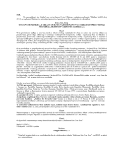 Pravilnik o osnovnim pravilima u oblasti civilnog vazduhoplovstva i