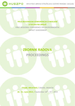 Sudjelovanje javnosti - Druga regionalna konferencija o procjeni