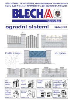 ogradni sistemi - Ingrid L. BLECHA Ges.m.b.H.
