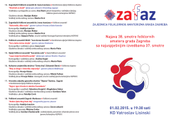 Pogledajte program koncerta