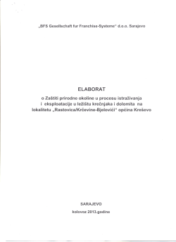 BFS d.o.o.-Elaborat o Zaštiti prirodne okoline.pdf