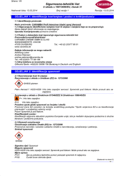 CARAMBA Profi Intenzivan hladni sprej (Aerosol)