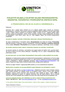 CRO VINITECH 2014 POSJETITE NAJBOLJI