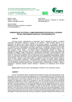 određivanje statičkih i lomno mehaničkih svojstava ljevanog čelika