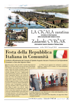 LA CICALA zaratina / Zadarski CVRČAK