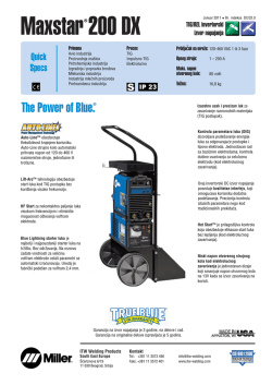 Tehnicke specifikacije